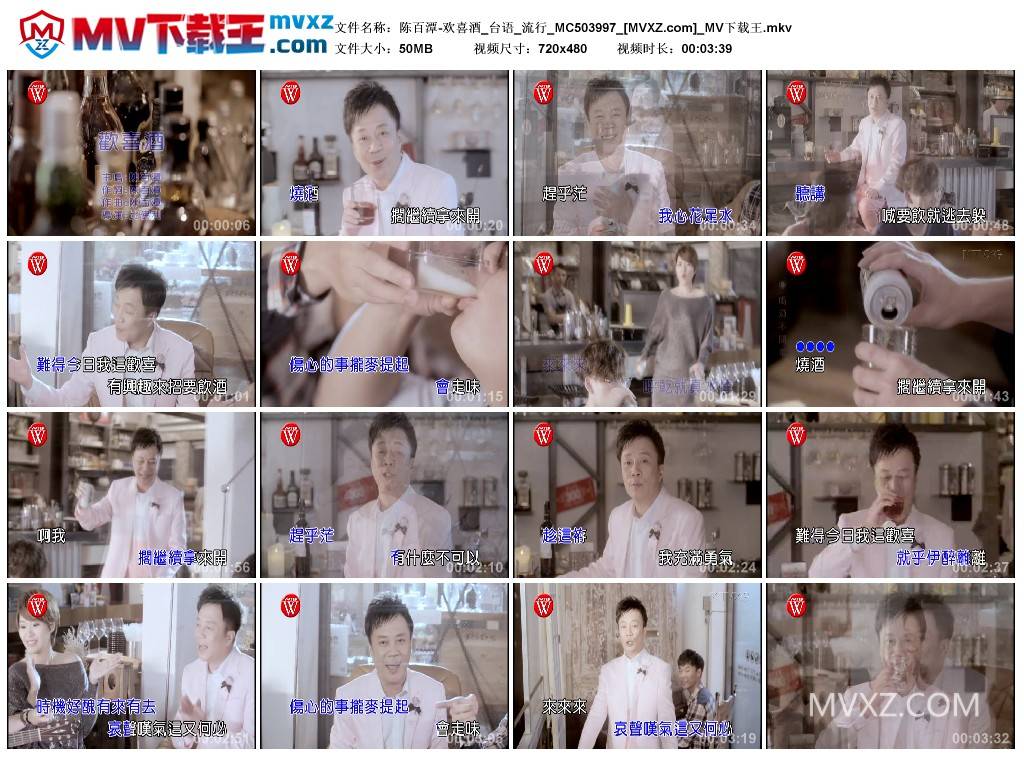 陈百潭-欢喜酒_台语_流行_MC503997